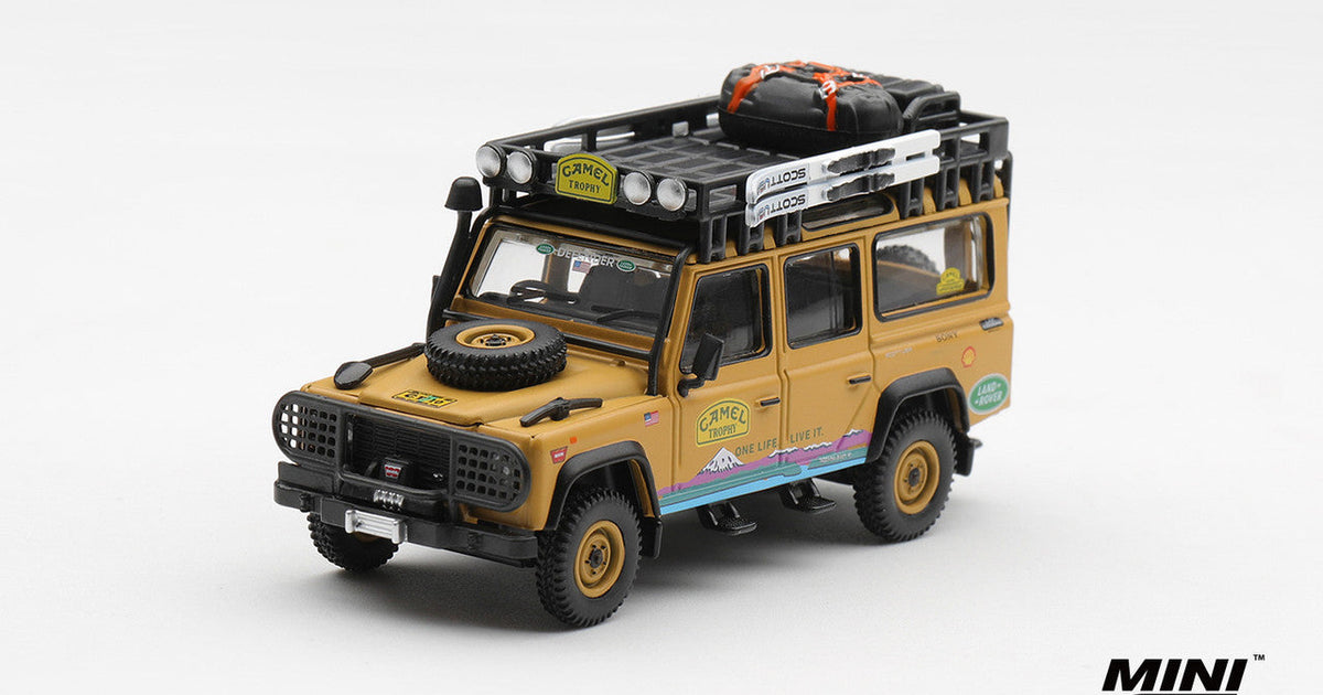 MiniGT Land Rover Defender 110 1998 Camel Tierra 1:64 Diecast Car 1309 ...
