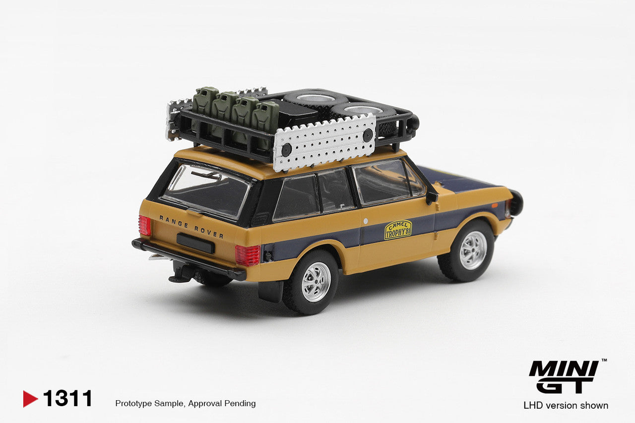 MiniGT Range Rover 1981 Camel Sumatra Sudmann Blister 1:64 Car 1311-BL