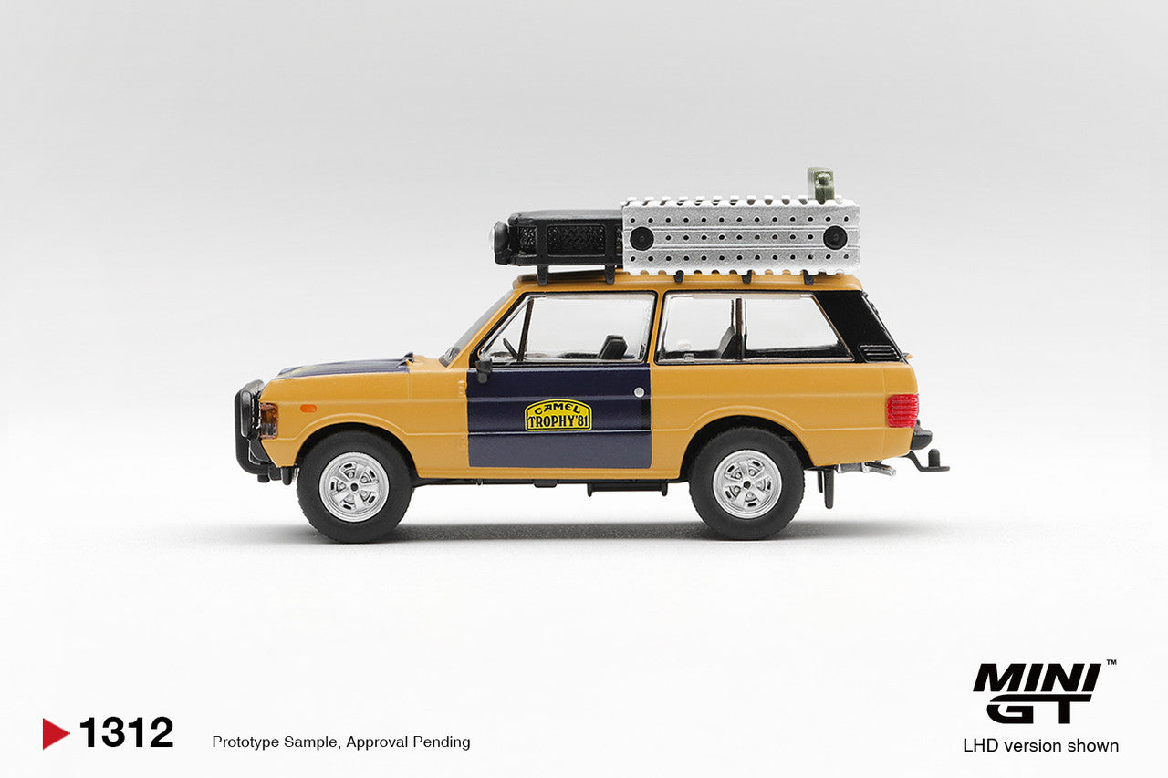 MiniGT Range Rover 1981 Camel Sumatra Fischer Blister 1:64 Car 1312-BL