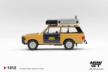 MiniGT Range Rover 1981 Camel Sumatra Fischer 1:64 Diecast Car 1312-L