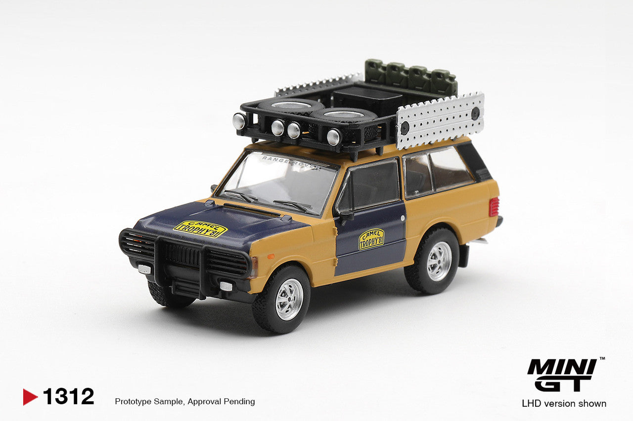 MiniGT Range Rover 1981 Camel Sumatra Fischer Blister 1:64 Car 1312-BL