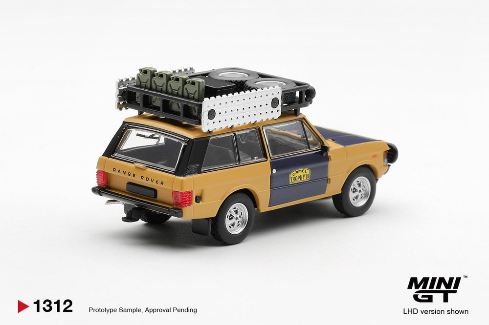 MiniGT Range Rover 1981 Camel Sumatra Fischer 1:64 Diecast Car 1312-L