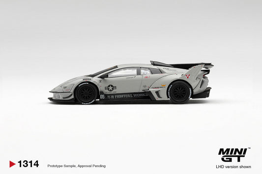 MiniGT Lamborghini LB-Works Murcielago GT EVO 1:64 Diecast Car 1314-L