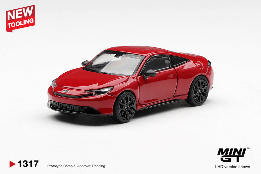 MiniGT Honda Prelude Rallye Red 1:64 Diecast Car 1317-R