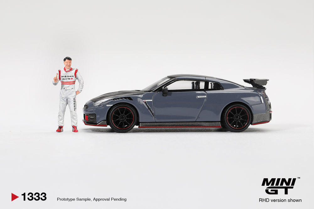 MiniGT Nissan GT-R NISMO 2024 Tsukuba Lap Record w/Matsuda Figure 1:64 1333-R