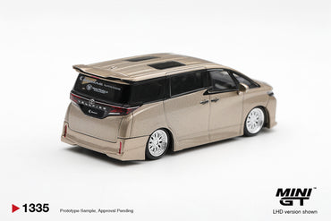 MiniGT Toyota Vellfire 40 Kuhl Gold Metallic RHD 1:64 Diecast 1335-R