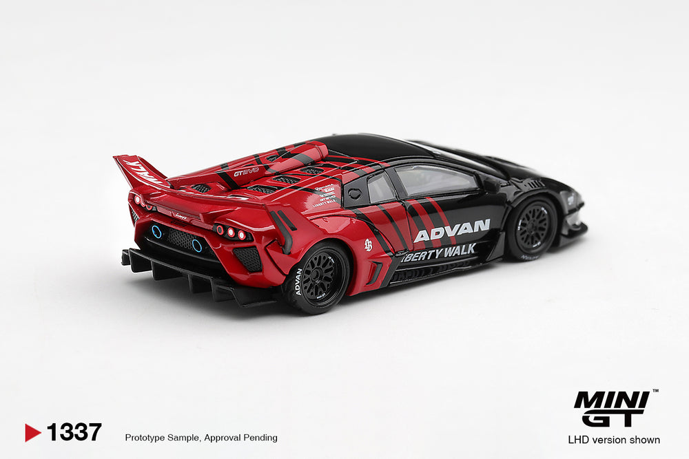MiniGT Lamborghini LB-Silhouette Works Murcielago GT Evo Advan RHD 1:64 1337-R