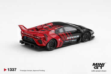 MiniGT Lamborghini LB-Silhouette Works Murcielago GT Evo Advan RHD 1:64 1337-R