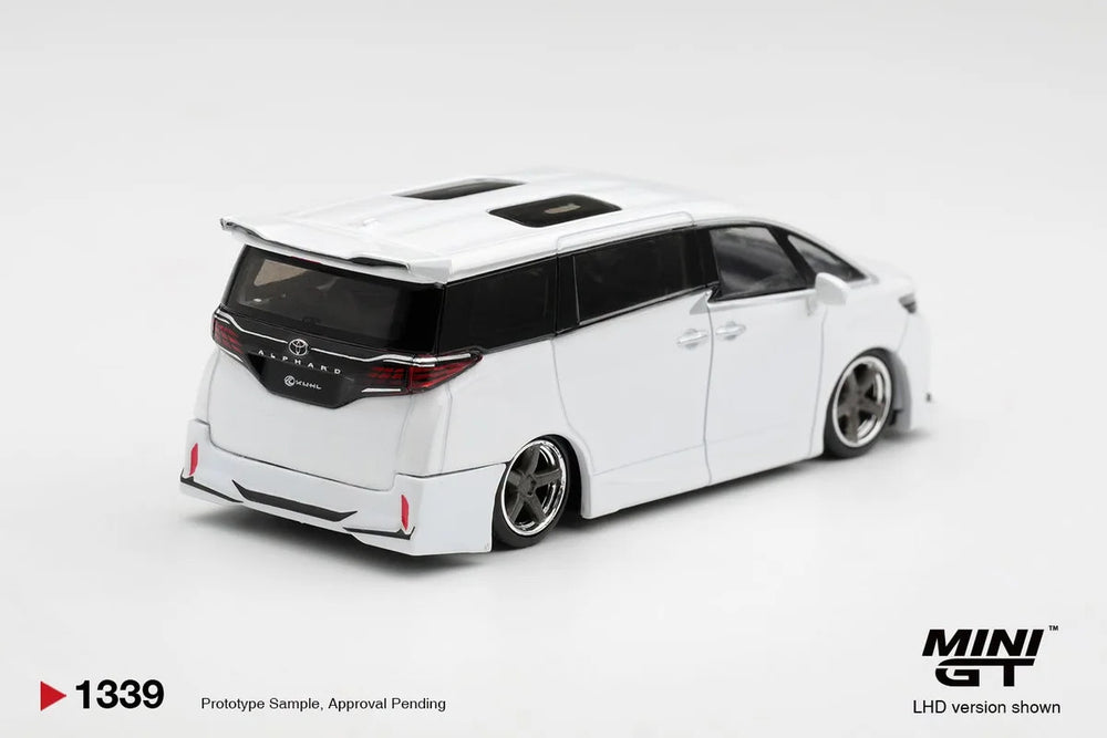 MiniGT Toyota Alphard 40 Kuhl White (RHD) 1:64 Diecast 1339-R
