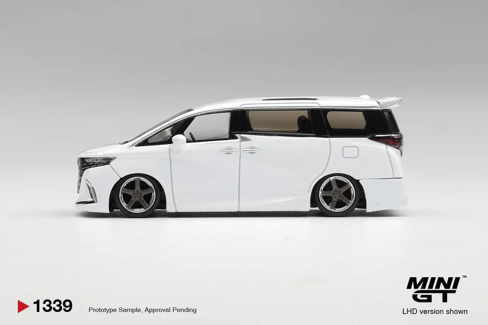 MiniGT Toyota Alphard 40 Kuhl White (RHD) 1:64 Diecast 1339-R