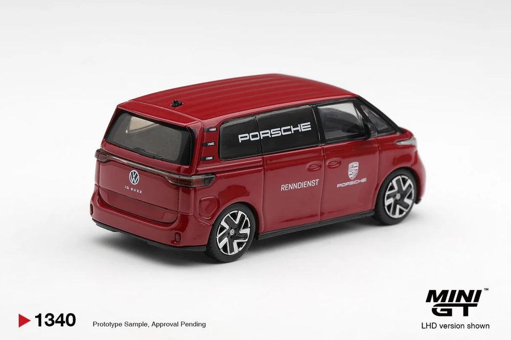 MiniGT Volkswagen ID Buzz Porsche Renndienst (LHD) 1:64 Diecast 1340-L