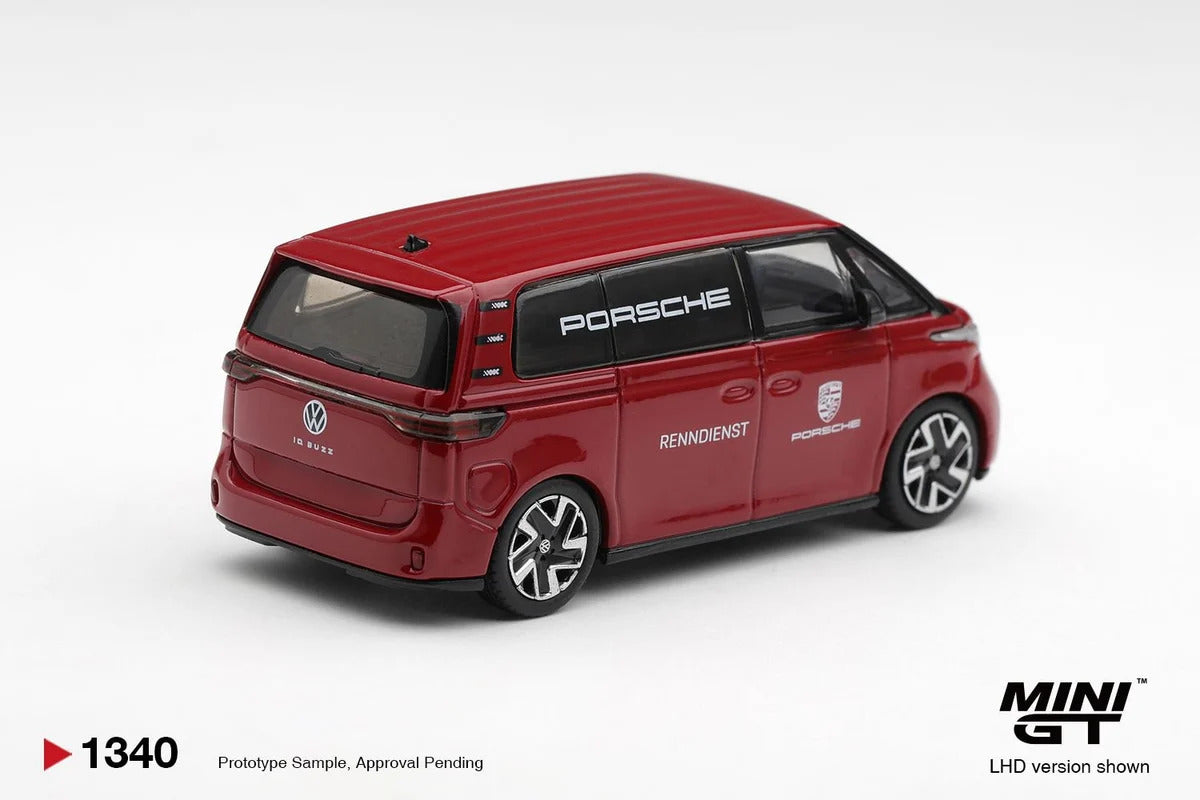 MiniGT Volkswagen ID Buzz Porsche Renndienst (LHD) 1:64 Diecast 1340-L