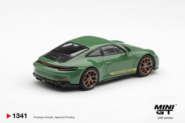 MiniGT Porsche 911 (992) GT3 Touring Auratium Green (RHD) 1:64 Diecast 1341-R