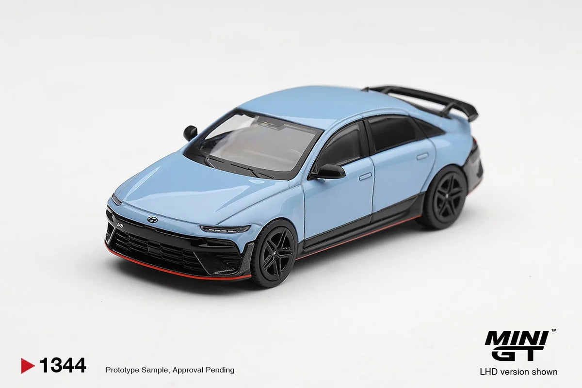 MiniGT Hyundai Ioniq 6 N Performance Blue Pearl LHD Korean Exclusive 1:64 1344-L