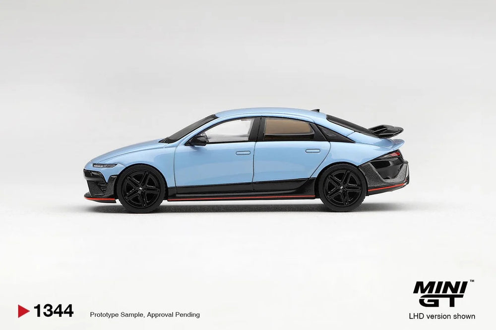 MiniGT Hyundai Ioniq 6 N Performance Blue Pearl LHD Korean Exclusive 1:64 1344-L