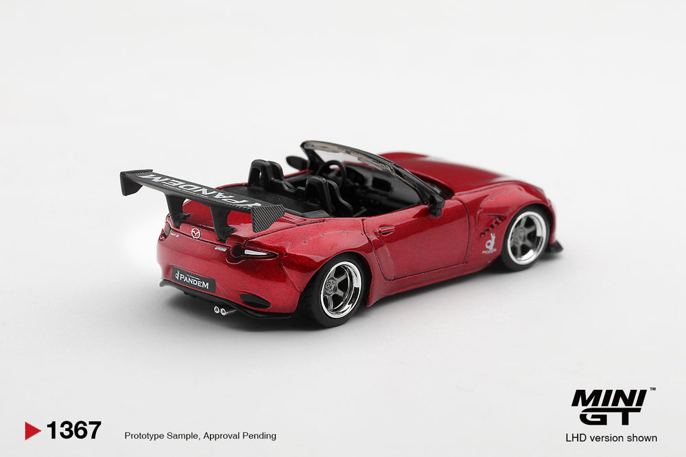 MiniGT Mazda Miata MX-5 Pandem Kodo Red 1:64 Diecast Model MGT01367-R
