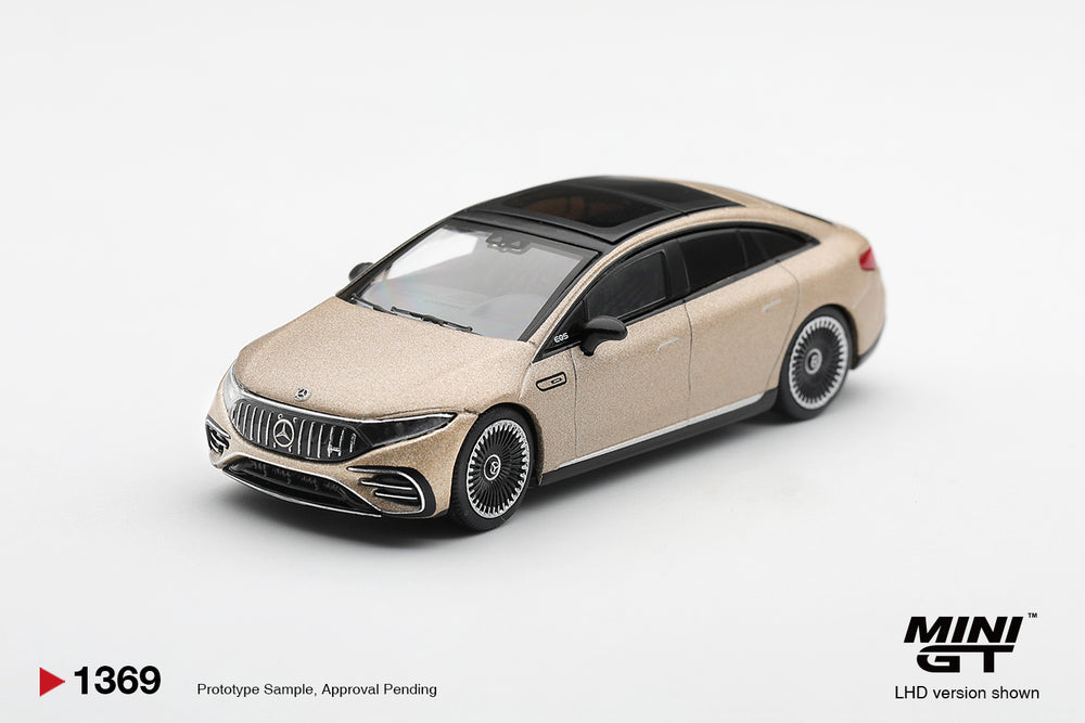 MiniGT Mercedes-AMG EQS 53 Gold 1:64 Diecast Model MGT01369-R