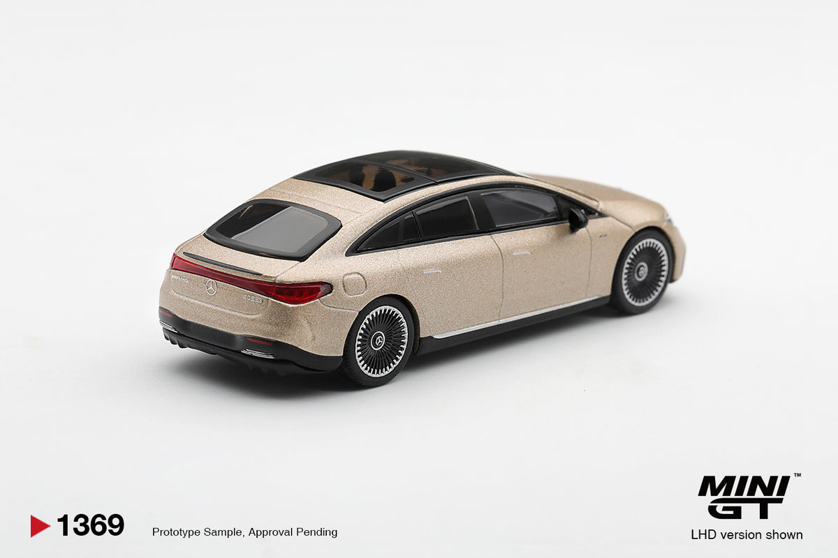 MiniGT Mercedes-AMG EQS 53 Gold 1:64 Diecast Model MGT01369-R