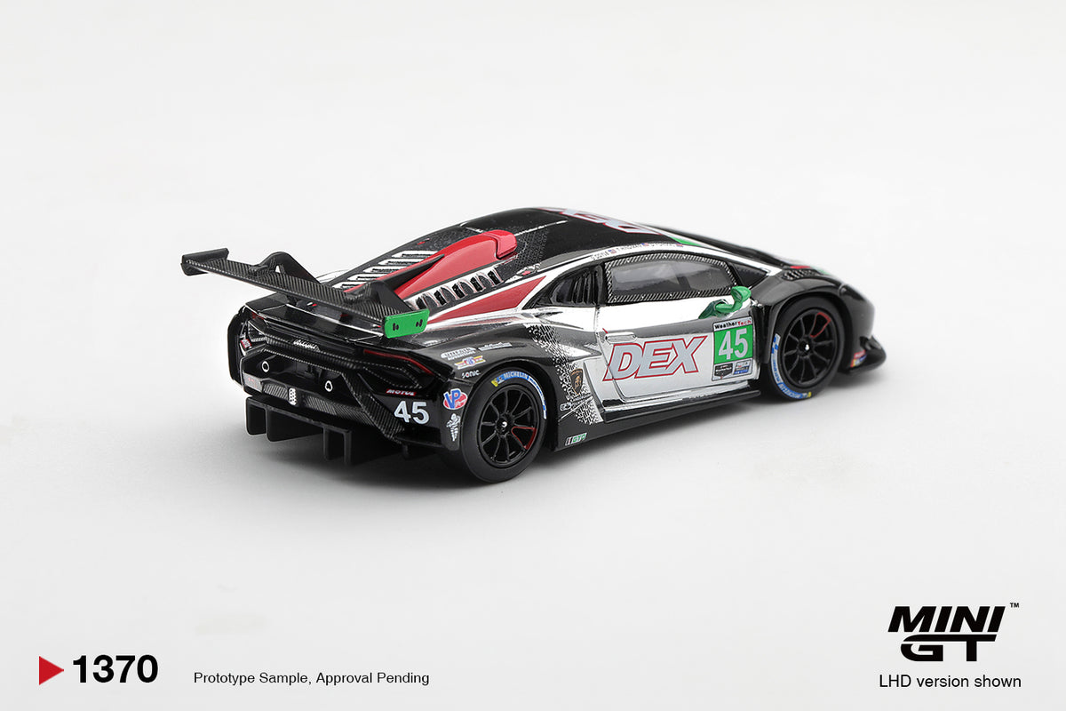 MiniGT Lamborghini Huracan GT3 EVO2 No.45 1:64 Diecast Model MGT01370-L