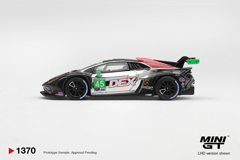 MiniGT Lamborghini Huracan GT3 EVO2 No.45 1:64 Diecast Model MGT01370-L