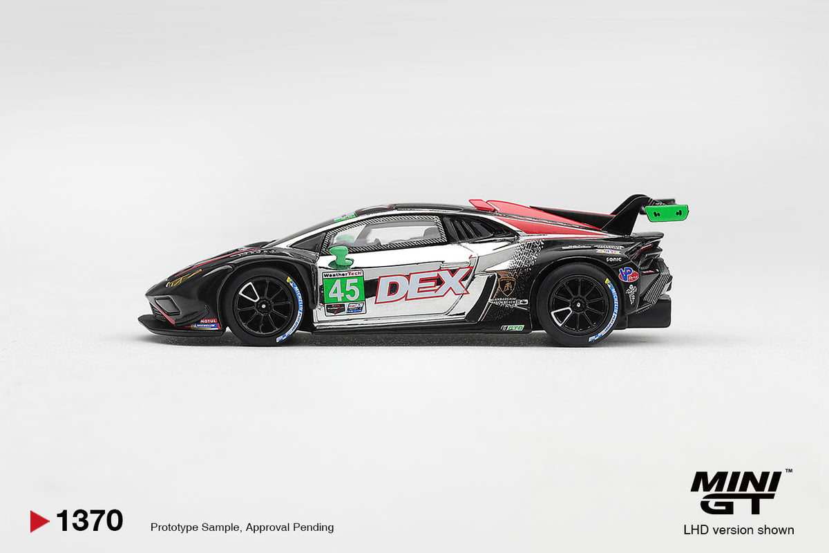 MiniGT Lamborghini Huracan GT3 EVO2 No.45 1:64 Diecast Model MGT01370-L