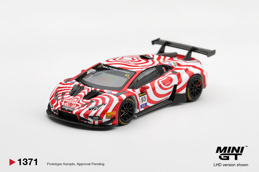 MiniGT Lamborghini Huracan GT3 EVO2 No.93 1:64 Diecast Model MGT01371-L