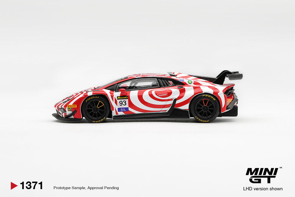 MiniGT Lamborghini Huracan GT3 EVO2 No.93 1:64 Diecast Model MGT01371-L