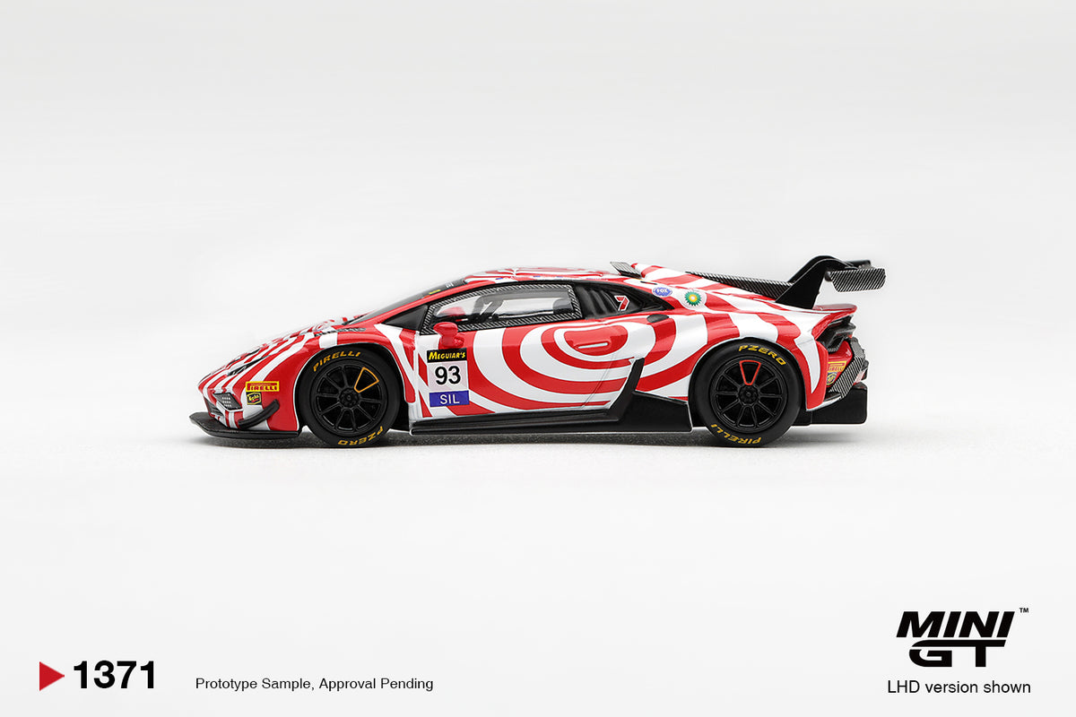 MiniGT Lamborghini Huracan GT3 EVO2 No.93 1:64 Diecast Model MGT01371-L