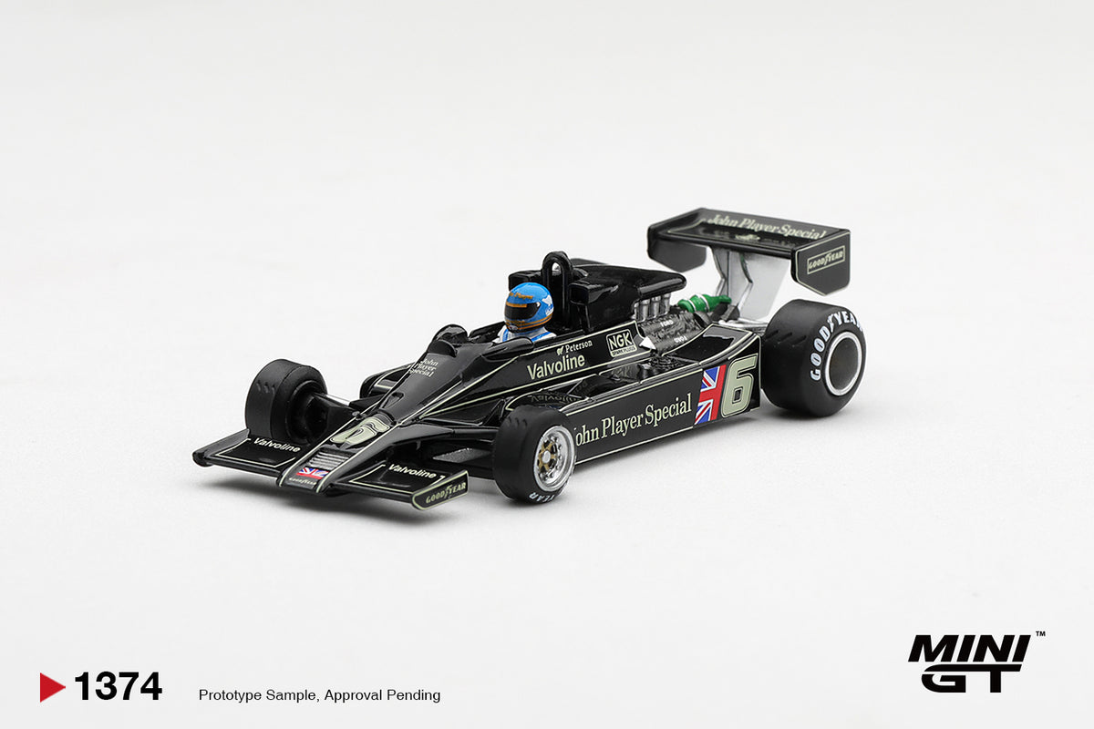 MiniGT Lotus 78 No6 Ronnie Peterson 1978 S.African GP Winner 1:64 Diecast 1374-L