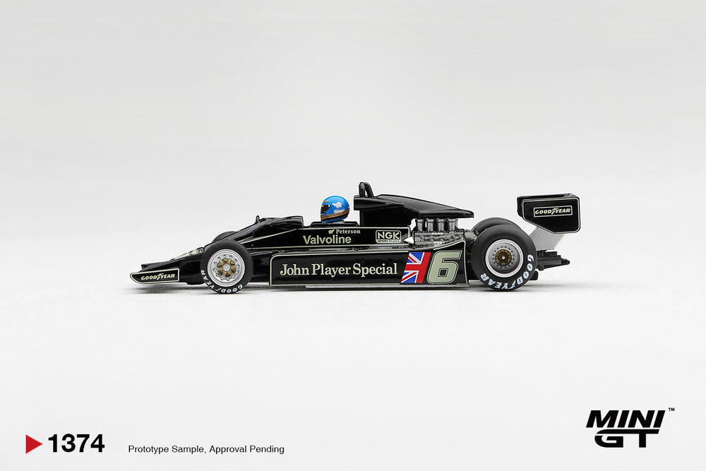 MiniGT Lotus 78 No6 Ronnie Peterson 1978 S.African GP Winner 1:64 Diecast 1374-L