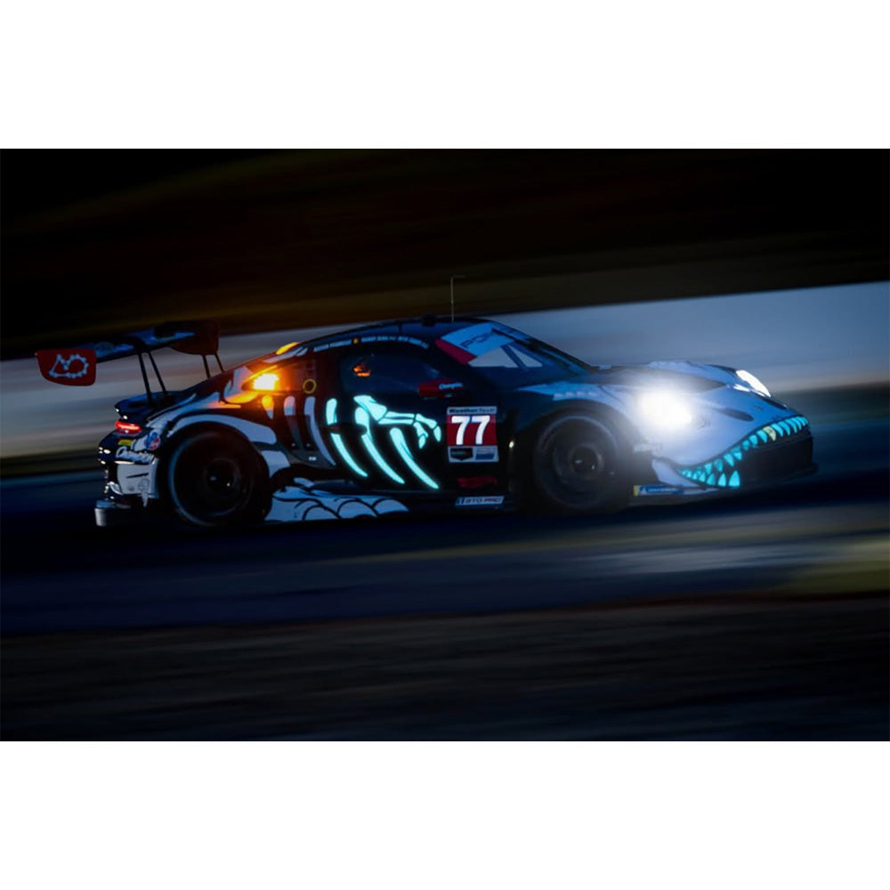 MiniGT Porsche 911 GT3 R (992) #77 AO Racing "Skeleton Rexy" 2026 Petit Le Mans