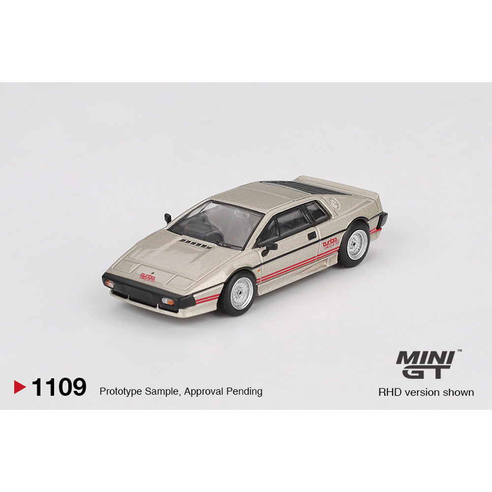 MiniGT Lotus Esprit Turbo Metallic Silver 1:64 Diecast 1109