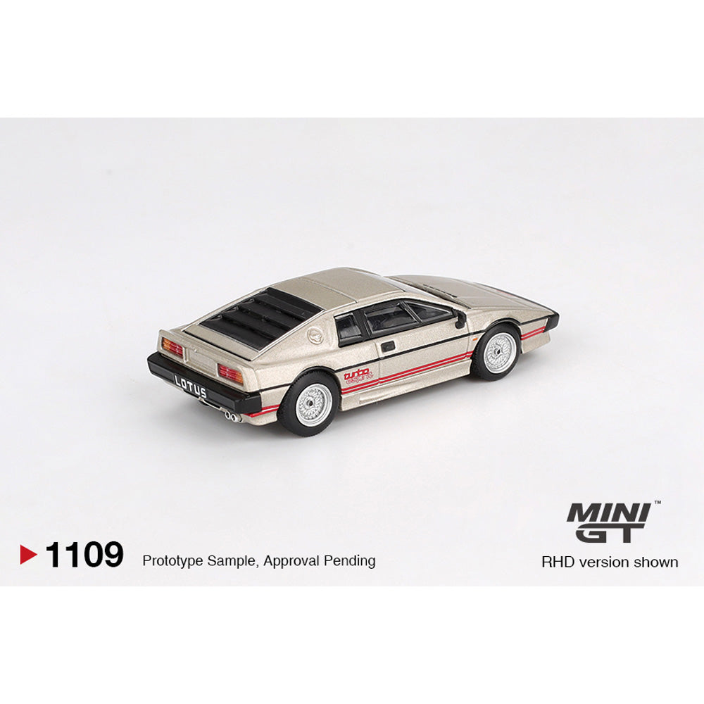 MiniGT Lotus Esprit Turbo Metallic Silver 1:64 Diecast 1109