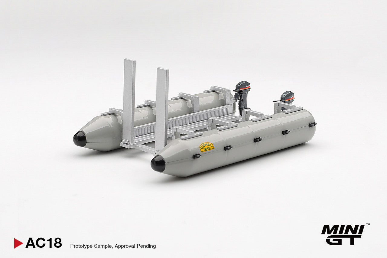 MiniGT Camel Trophy Pontoon Raft 1:64 Diecast Car MGTAC18