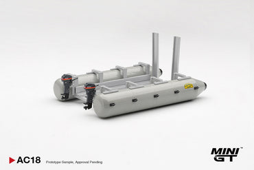MiniGT Camel Trophy Pontoon Raft 1:64 Diecast Car MGTAC18