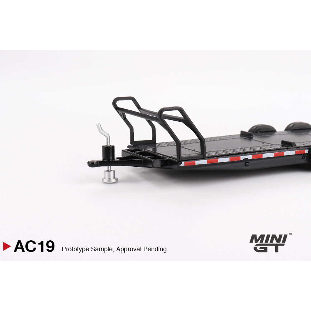 MiniGT Car Trailer Hauler Black TAC19