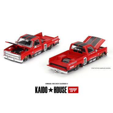 MiniGT Chevrolet Silverado KAIDO V1 1:64 Diecast Model KHMG066
