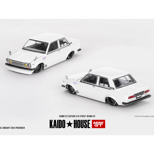 MiniGT KAIDO Datsun 510 Street Nismo V2 1:64 Diecast Model KHMG122