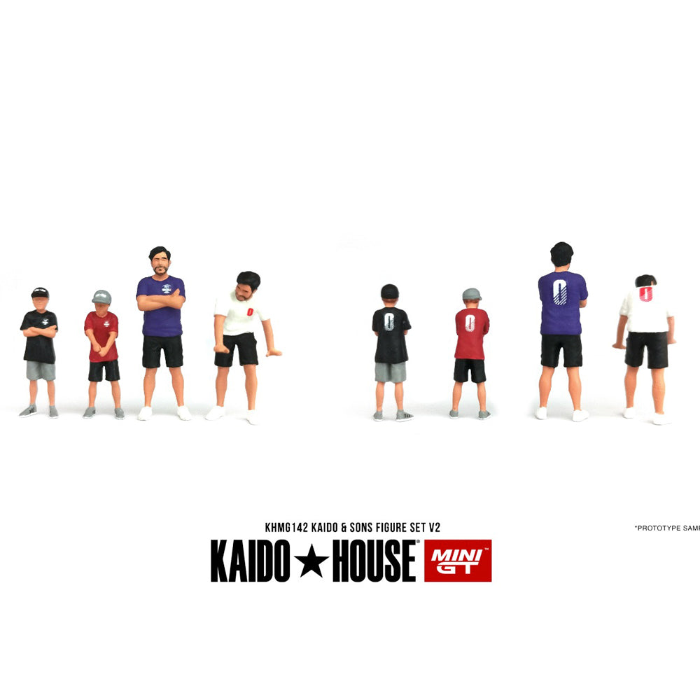 MiniGT KAIDO & Sons Figures V2 1:64 Diecast Figures KHMG142