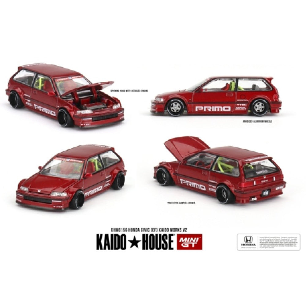MiniGT KAIDO Works Honda Civic (EF) 1:64 Diecast Model