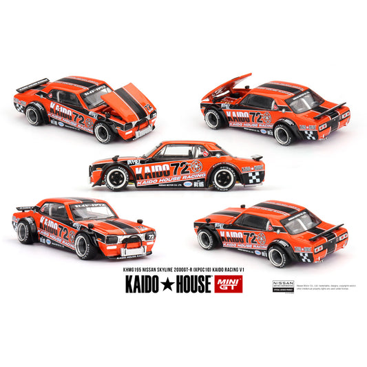 MiniGT KAIDO House Nissan Skyline 2000GT-R (KPGC10) Kaido Racing V1 1:64 195