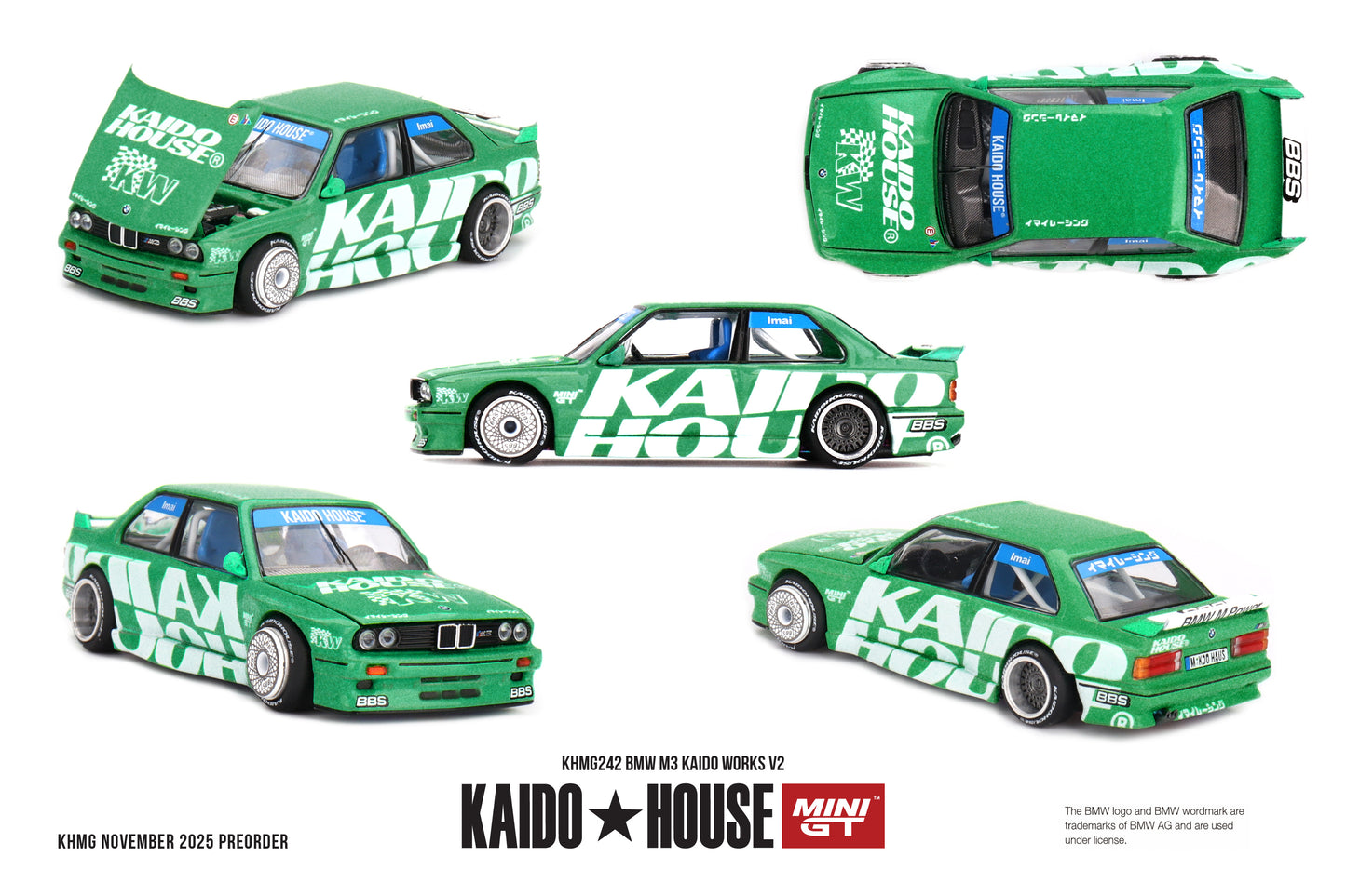 MiniGT BMW M3 Kaido Works V2 1:64 Diecast Car KHMG242
