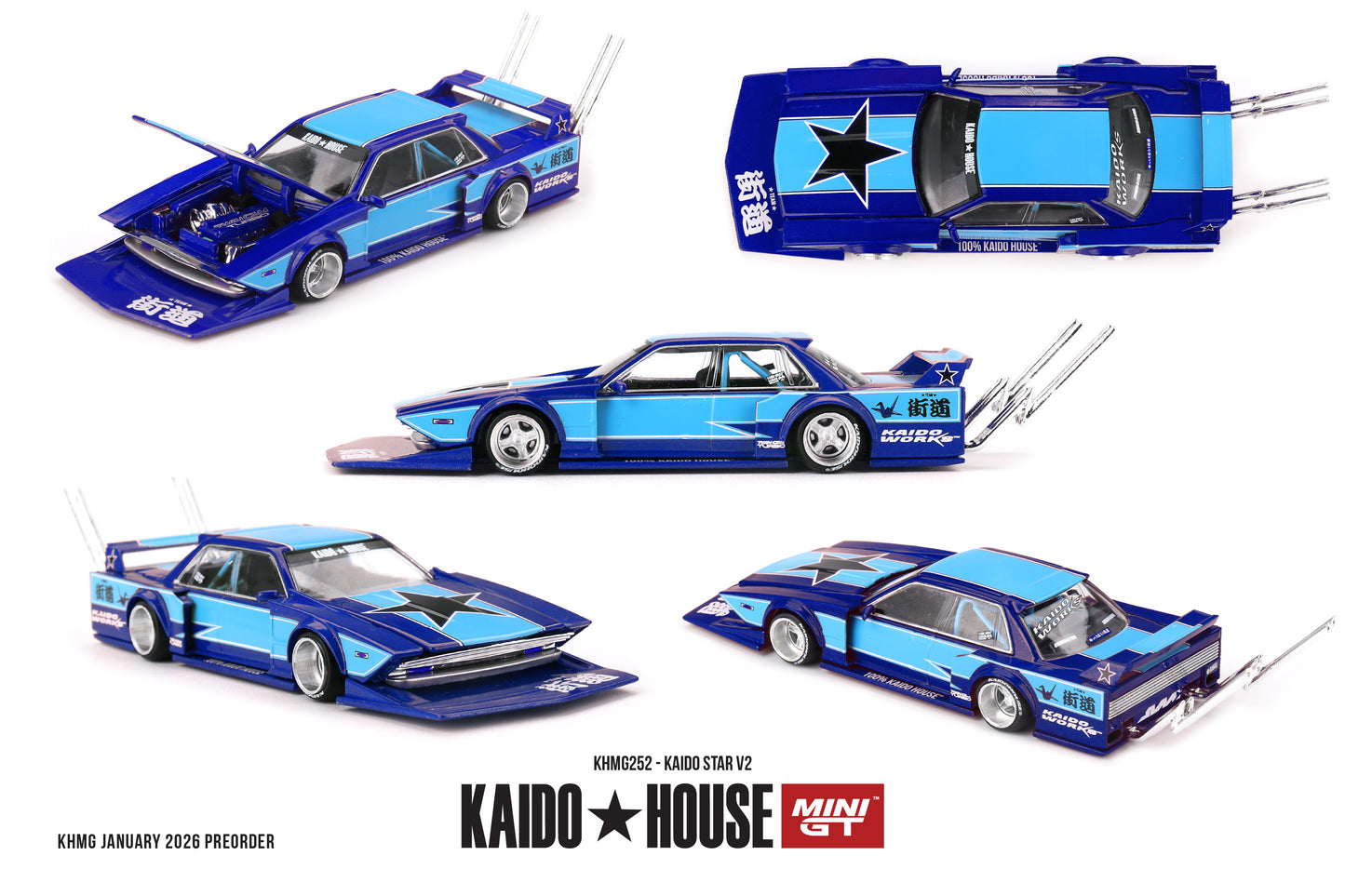 MiniGT Kaido Star V2 1:64 Diecast Car KHMG252