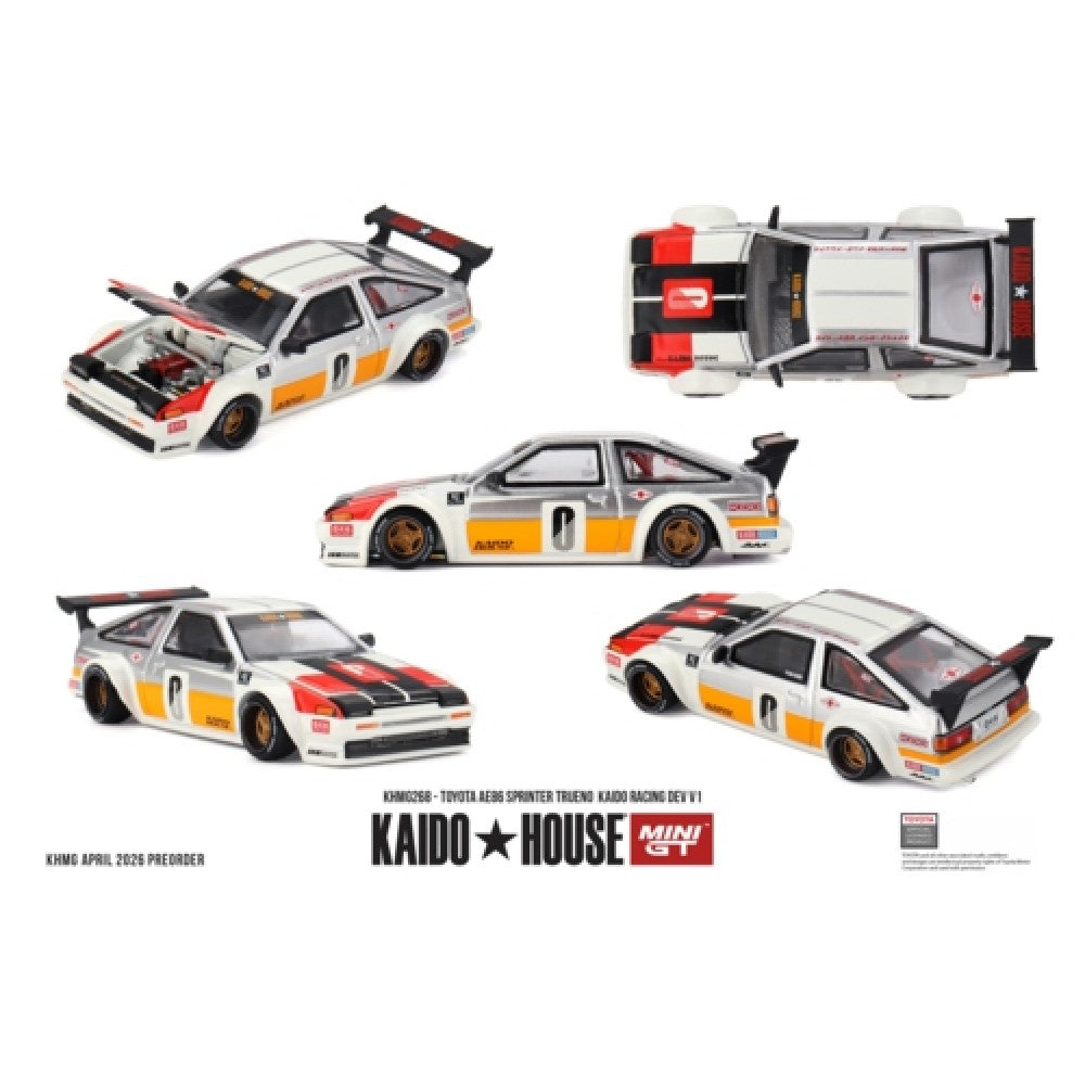 MiniGT Toyota AE86 Sprinter Trueno Kaido Racing Dev V1 1:64 Diecast KHMG268