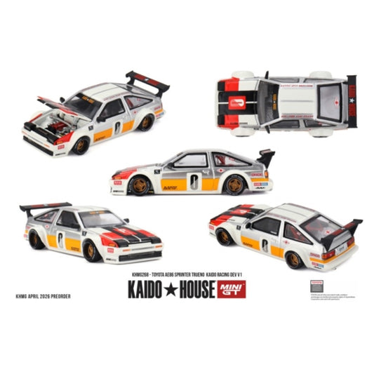 MiniGT Toyota AE86 Sprinter Trueno Kaido Racing Dev V1 1:64 Diecast KHMG268
