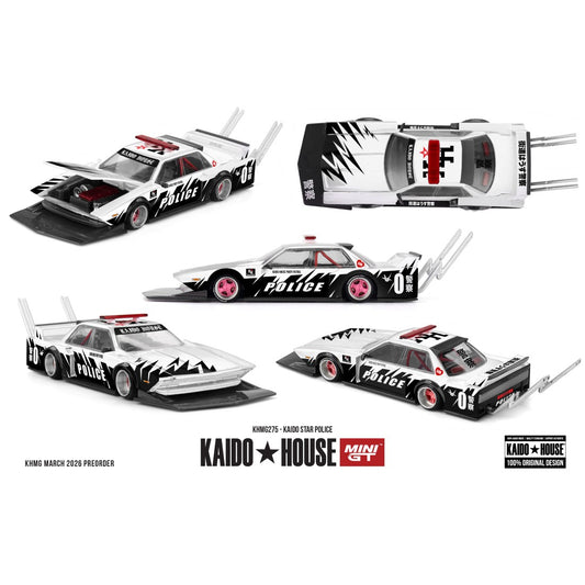 MiniGT Kaido Star Police 1:64 Diecast Car KHMG275