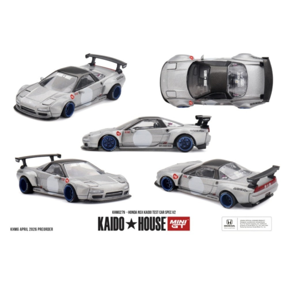 MiniGT Honda NSX Kaido Test Car Spec V2 1:64 Diecast Car KHMG279