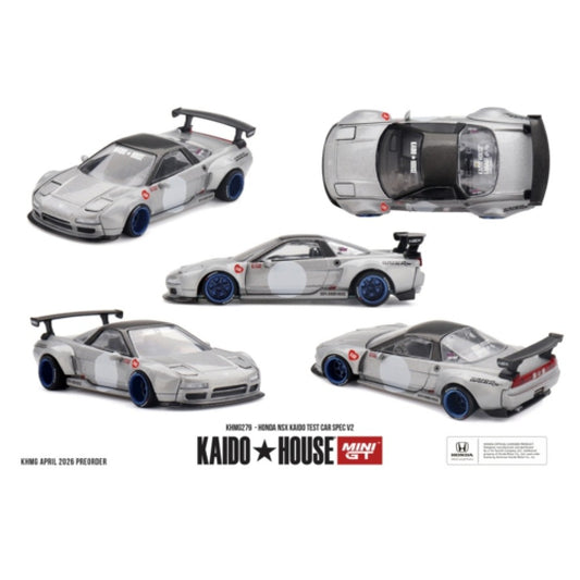 MiniGT Honda NSX Kaido Test Car Spec V2 1:64 Diecast Car KHMG279