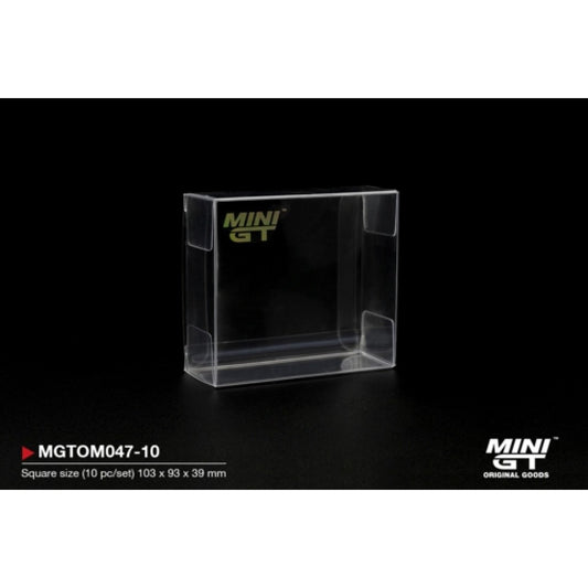MiniGT Box Protector Type C: Square Size (10 Pc/Set) MGTOM047-10