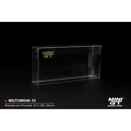 MiniGT Box Protector Type D: Rectangle Size (10 Pc/Set) MGTOM048-10